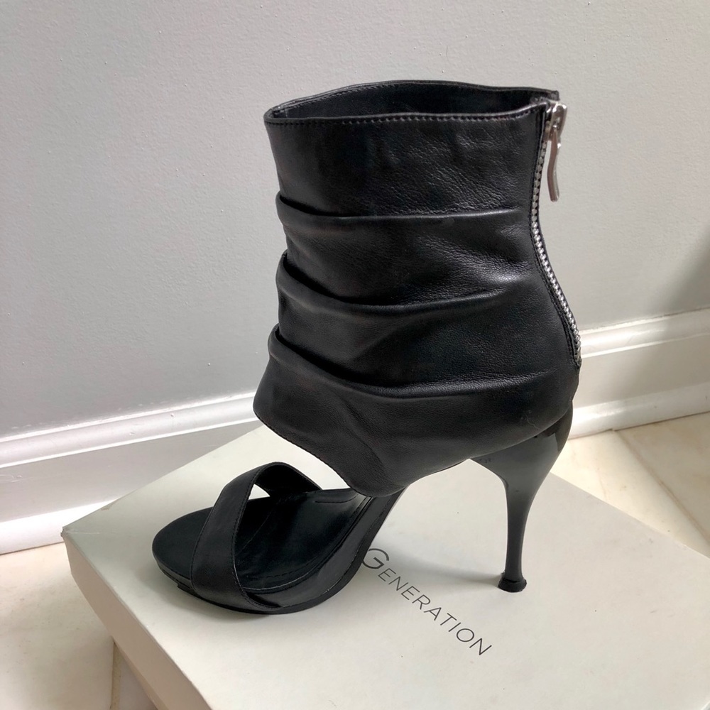 BCBG Leather Stilettos